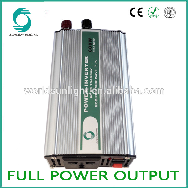 600w off grid solar input dc 15v 30v 60v to output ac 120v 230v micro modified sine wave car power inverter