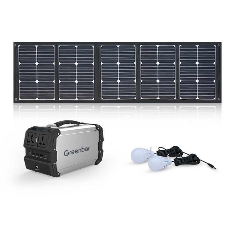 100W solar panel portable home complete 400W solar electricity generation system