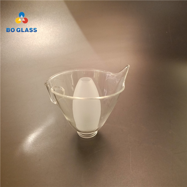 Customized Size and Shape Lighting Cover Pyrex Glass Lampshade