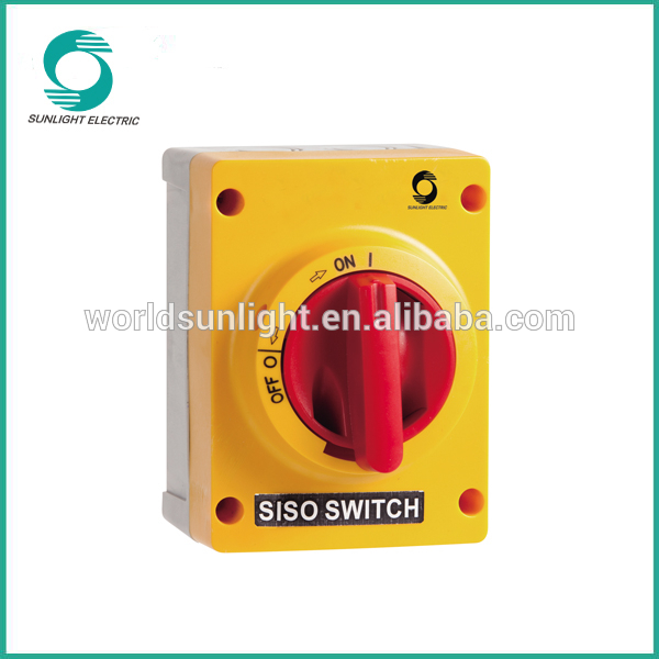High impact resistance IP66 single-phase isolator switch outdoor isolating disconnect switch