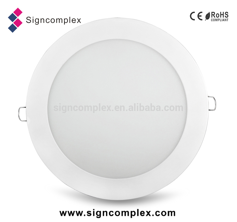 China led ceiling light slim round led panel downlight for indoor