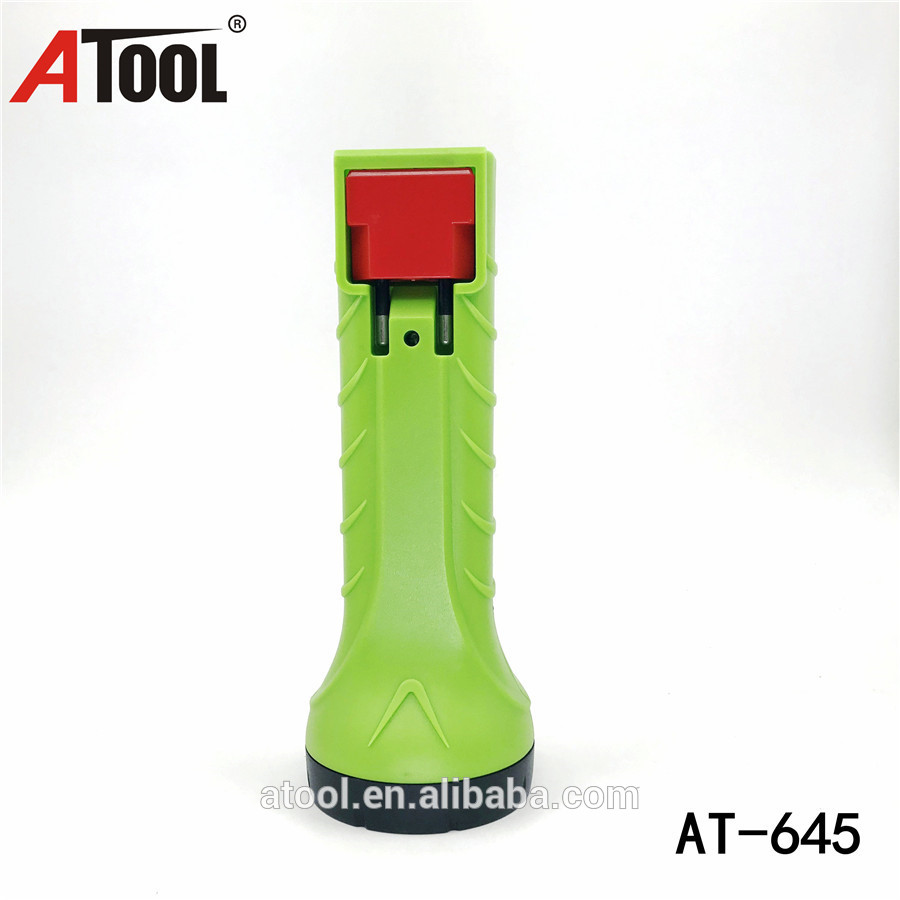 ATOOL 7 LED Brazil plug torch rechargeable flashlight plastic body hot selling