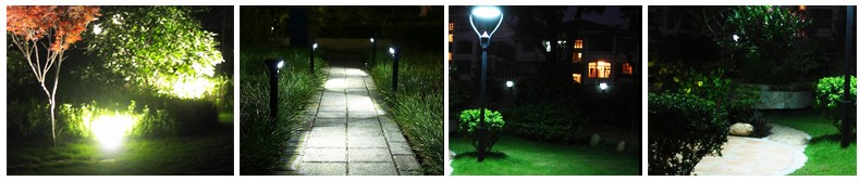 Automatic smart control  infrared sensor solar lawn light garden