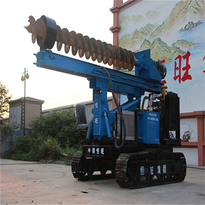 Hydraulic photovoltaic solar ground pile driver anchor screw driver