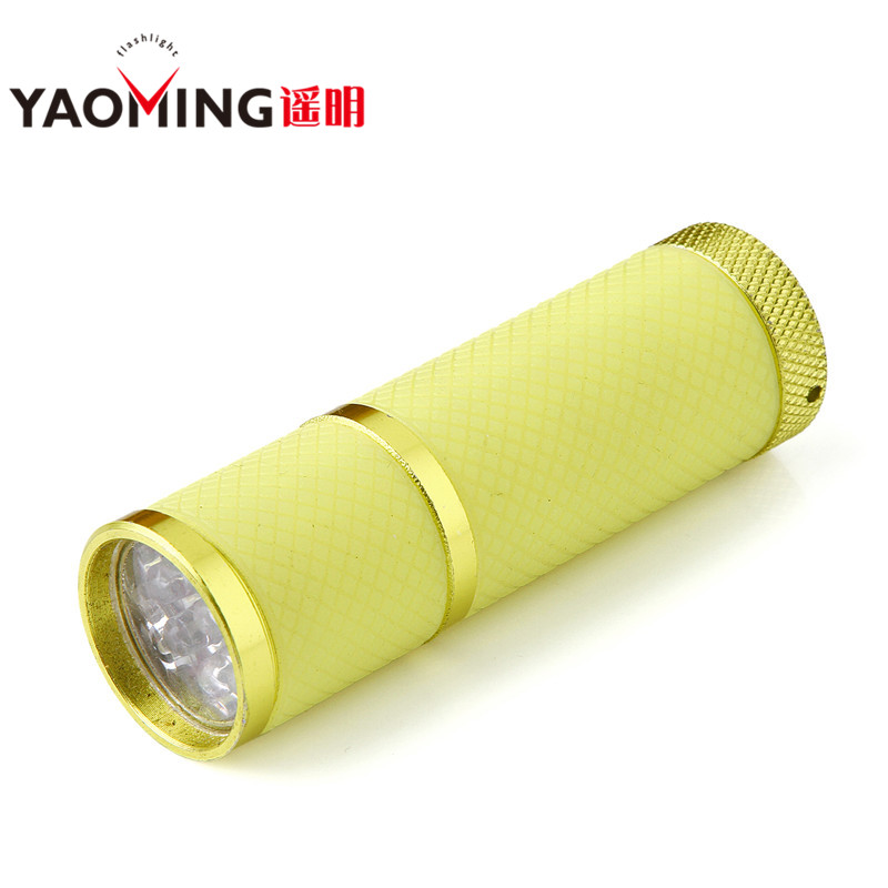 Promotional luminous mini 9 led gift flashlight cheap price