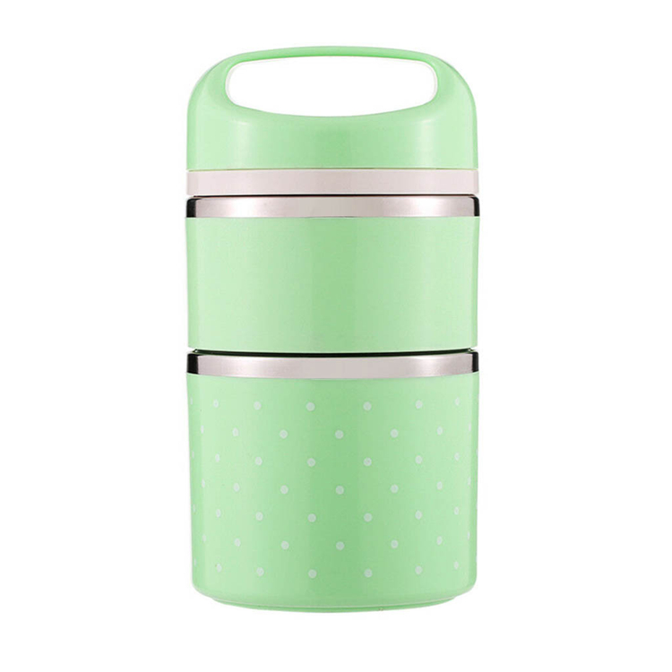 Cute Japanese Thermal Lunch Box Leak-Proof Stainless Steel Bento Box Kids Portable Picnic School Food Container