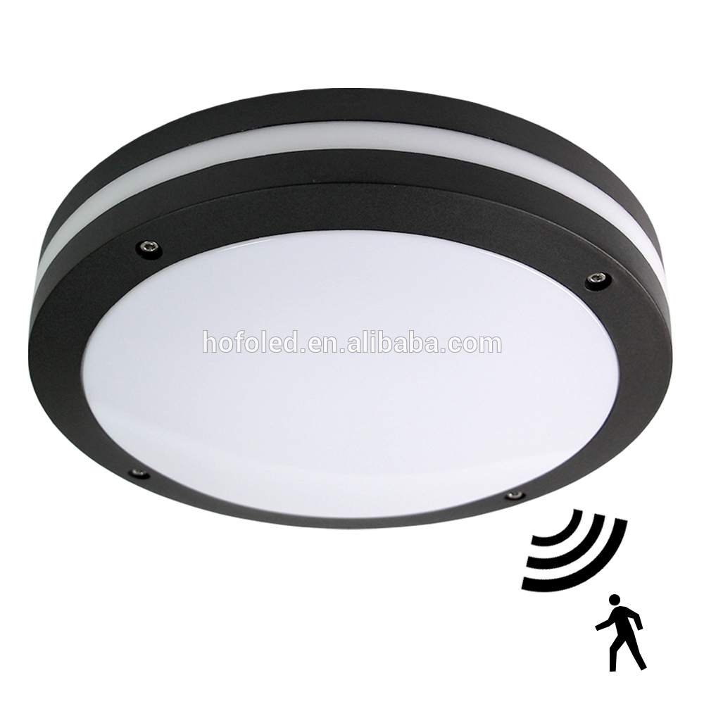 15W Emergency LED Bunker Light Sports Stadiums Motion Sensor Surface Mounted  LED Wall Light Residential