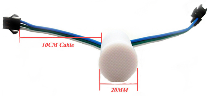 60mm 12SMD 5050 rgb pixel LED for Amusement Ride Ferris Wheel Fairground led