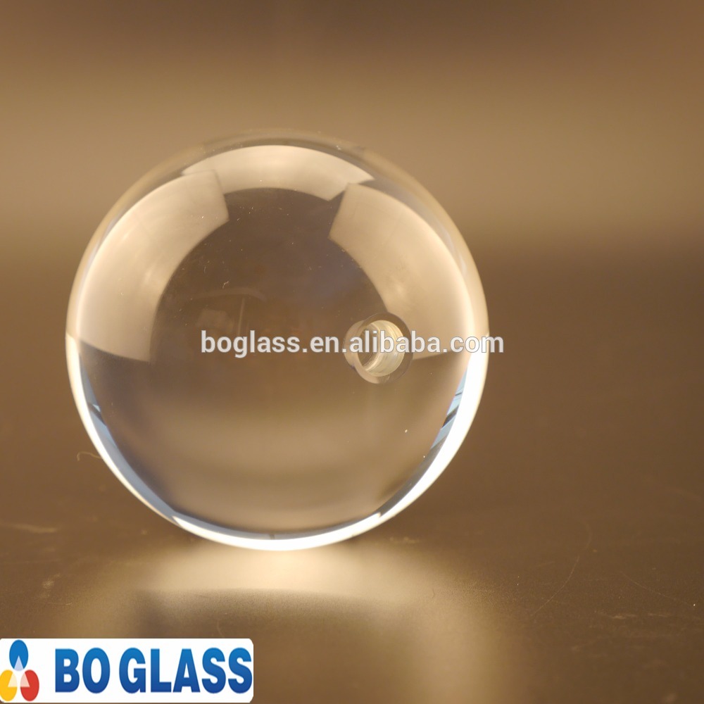 Solid Clear Glass Crystal Ball in Different Size