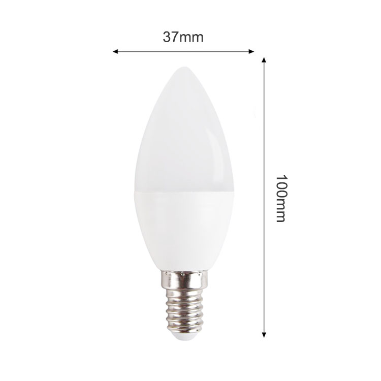 4.5W E14 250lm C37 Residential Candle Lighting Remote Control RGB Lamp Wholesale LED Light Bulbs