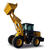 Articulated mini wheel loader mini bucket