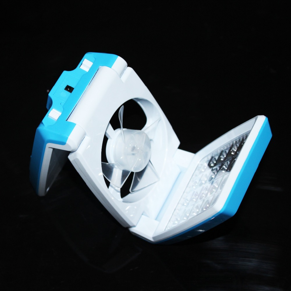 3pc Dry battery power Cooling Solution Quiet Foldable Personal Micro USB Fan for PC Computer Laptop Notebook