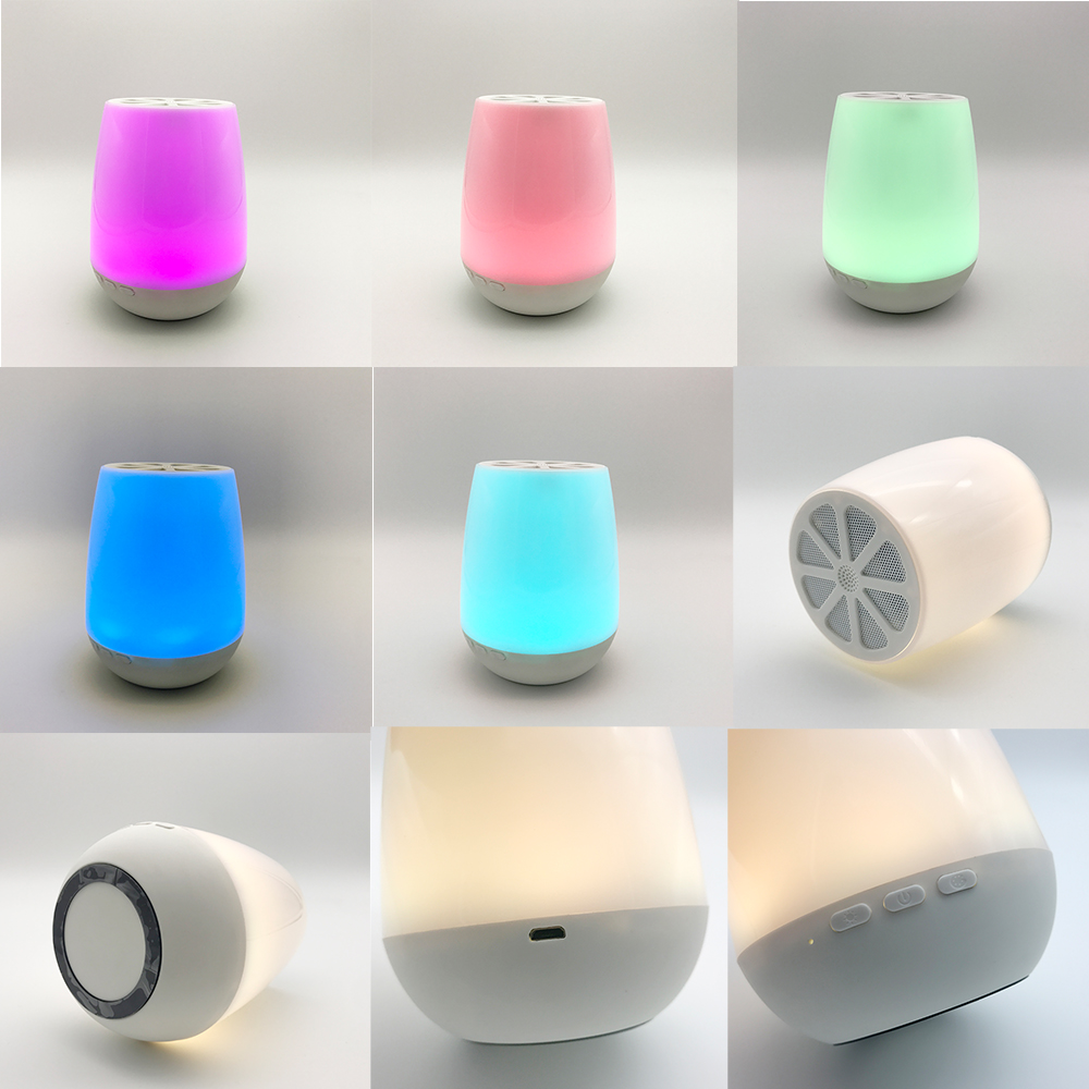 Portable LED RGB 7 Colours Changing Smart Night Light with Free APP