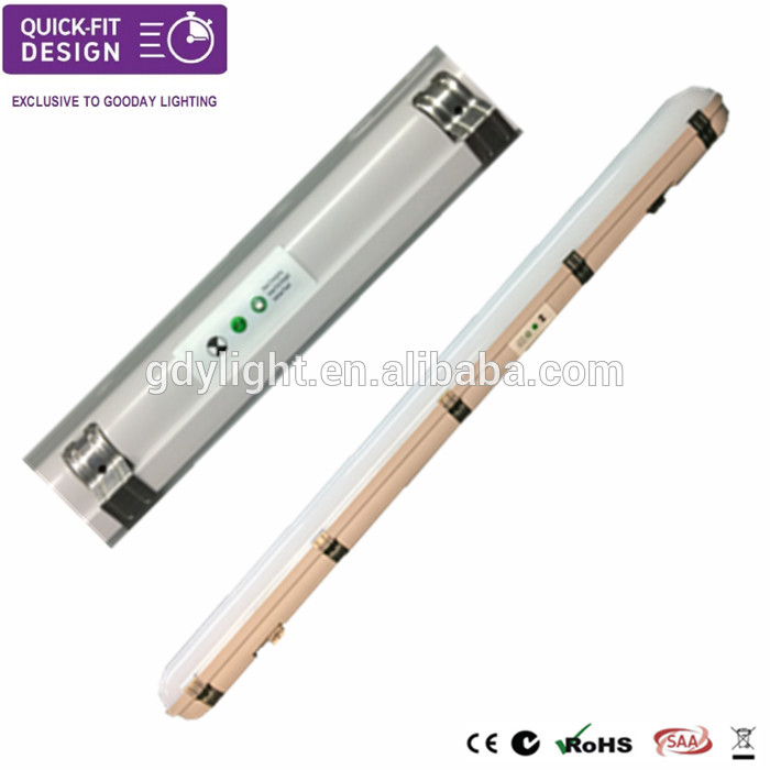 Easy install battens led linear fitting 40w emergency light 3000k 4000k 6000k (cct adjustable)