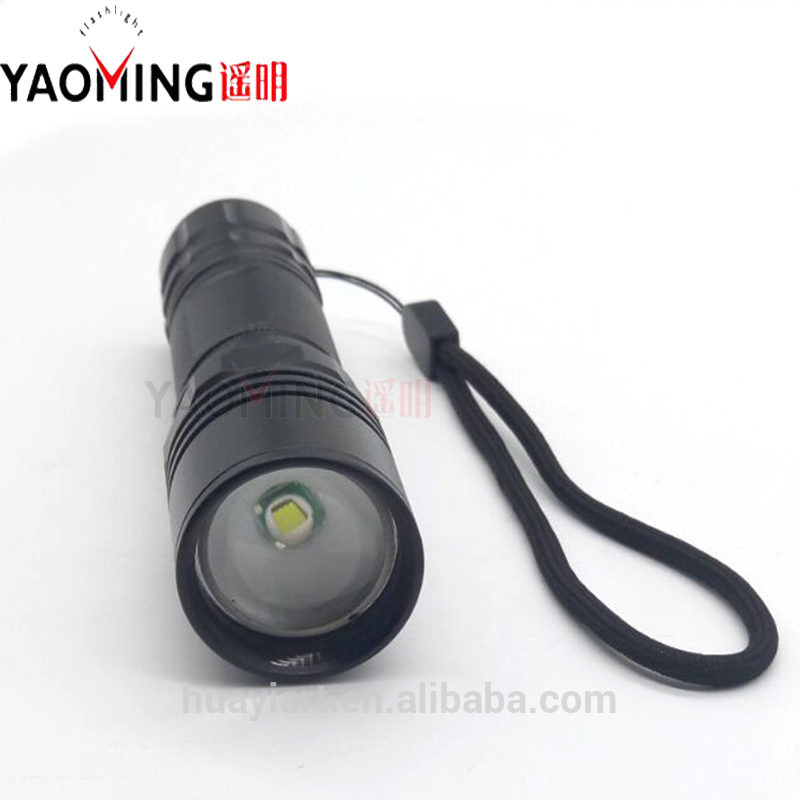 Zoomable Telescopic Focusing 5 Modes Rechargeable Led Torch flashlight,Tactical Led flashlight Manufacturers