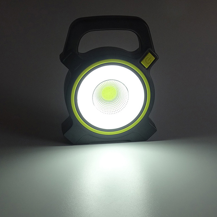 Alarm Clock Shape Rechargeable Portable Flood Light For Camping