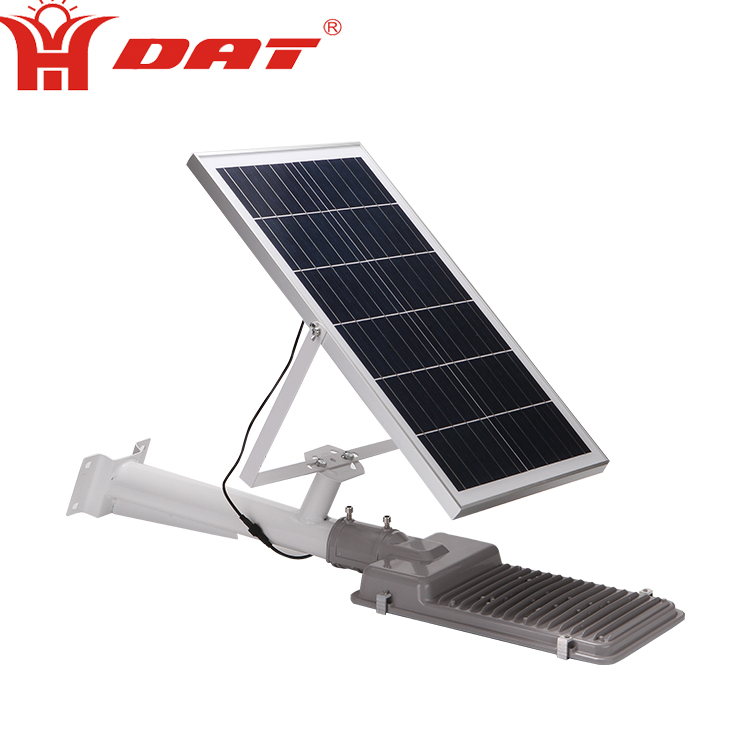 20w  led street light with  solar light control and remote control waterproof outdoor street light