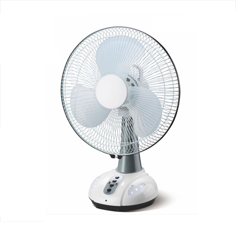 14emergency fan rechargeable with LED light