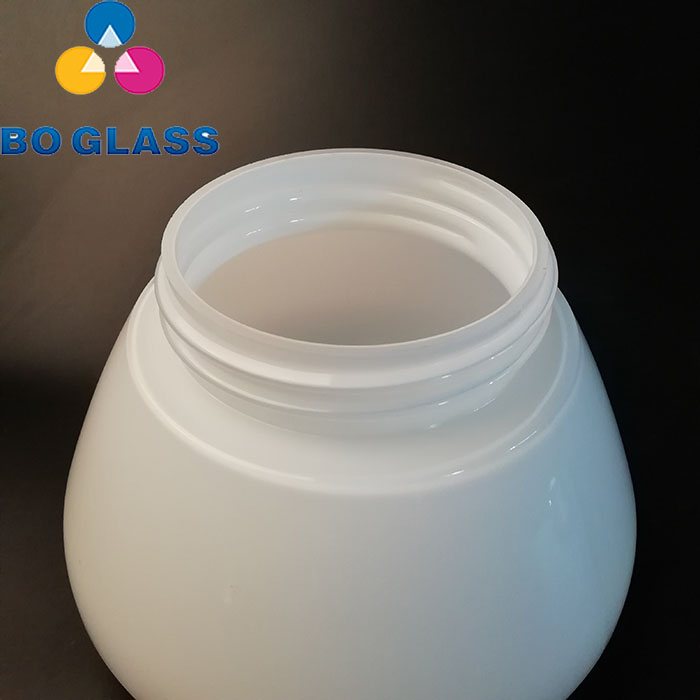 265mm Customized Opal White Glass Lamp Shade For Lighting