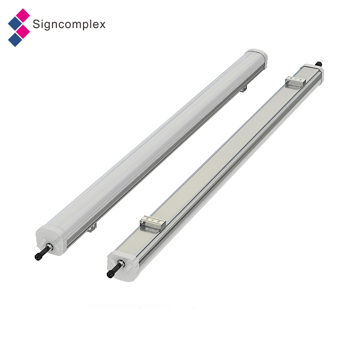 high efficiency led seamless joint 20W/40W/50W triproof lamp