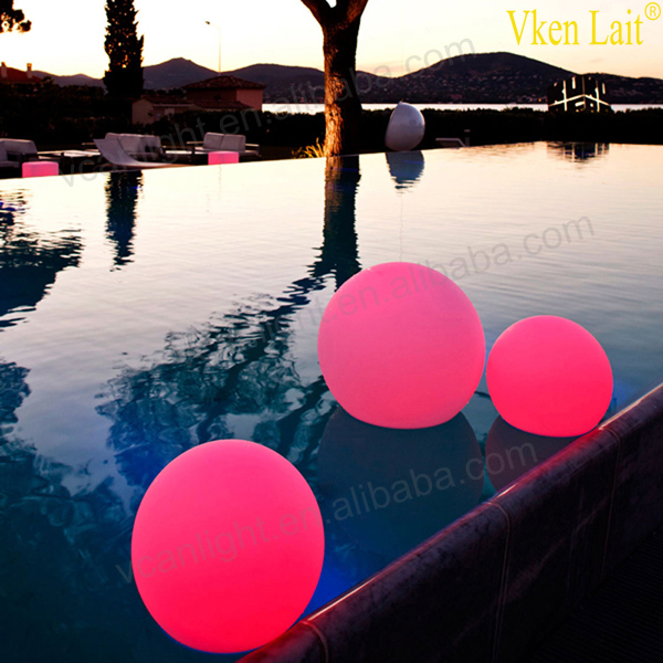 20cm RGB Cordless swimming pool waterproof ip68 charge lithium battery led ball lighting for holidays