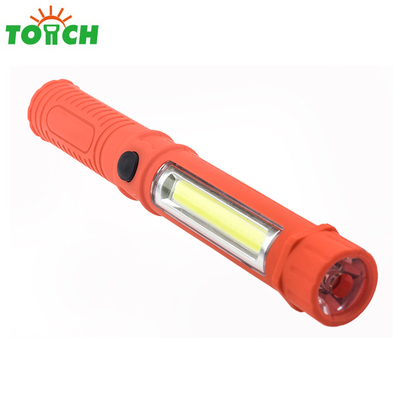 yiwu item hot sale COB work light telescopic tool led torch light with magnetic base