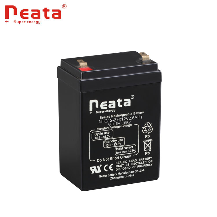 Lead acid 12V2.6ah rechargeable battery