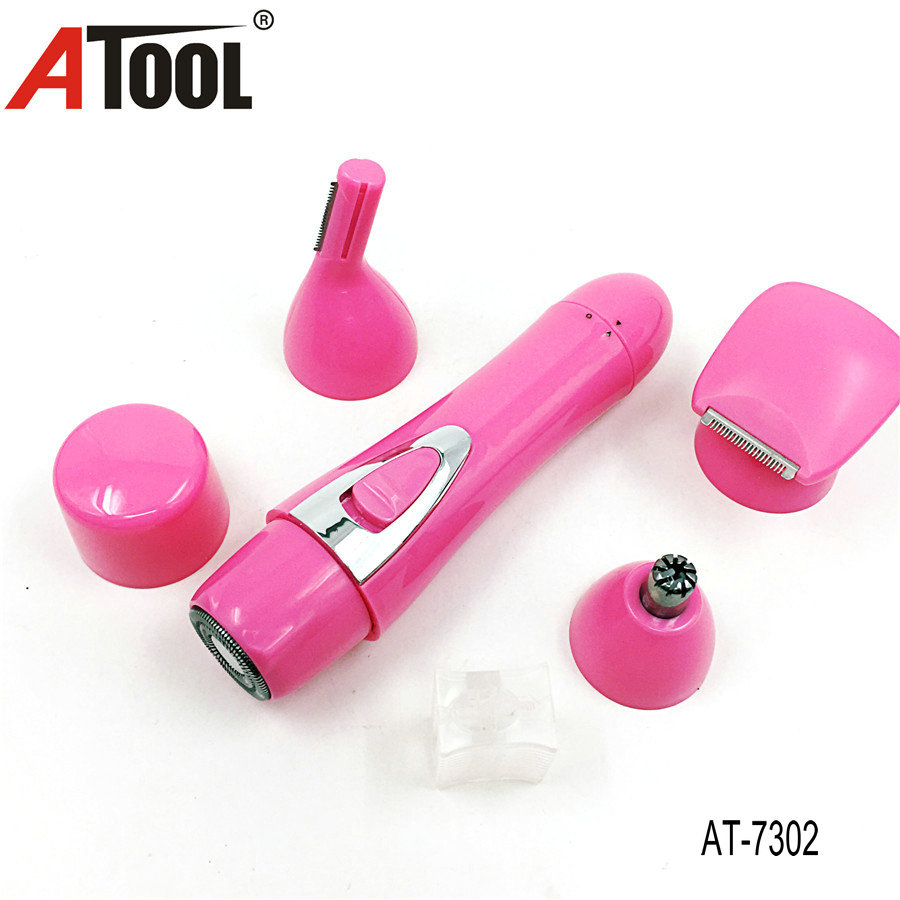 4 in 1 USB Nose shaver Eyebrow Hair clipper for ladies rechargeable lady electric trimmer