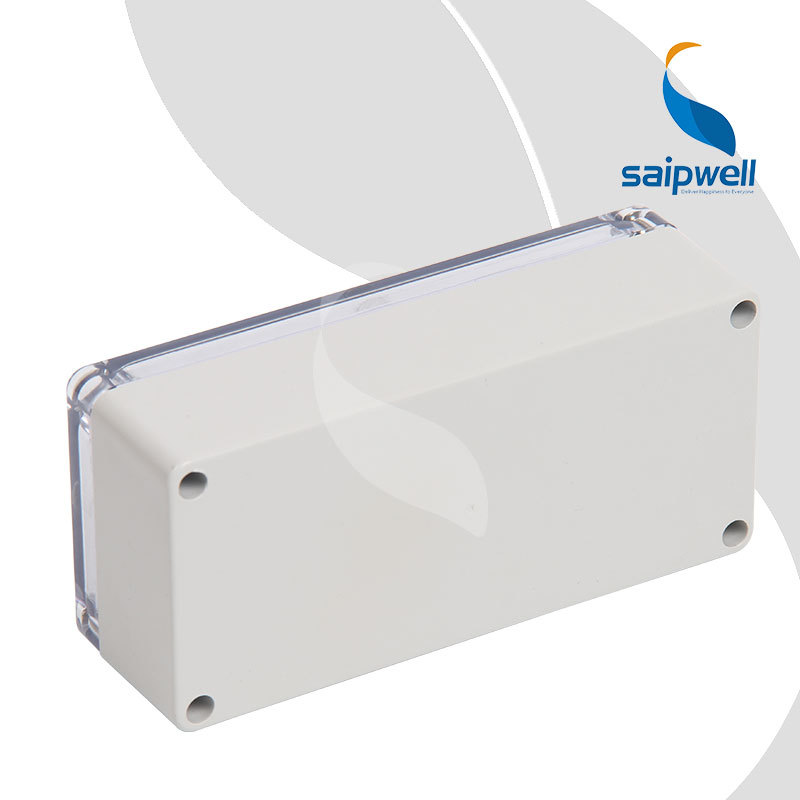 SAIPWELL Y IP66 SP-F17-T Clear Plastic Box Wall Mount Economic Type Electrical Junction Outdoor Use Injection Distribution Box