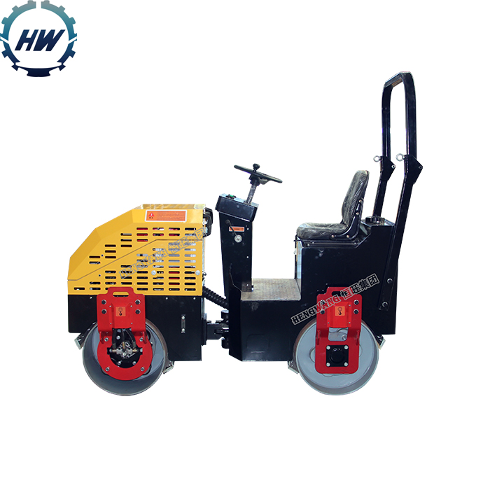 Construction Machinery 1 Ton Double Drum Hydraulic Vibratory Road Roller