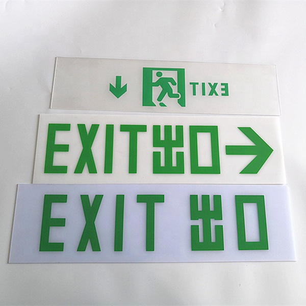 High quality 3w customized hanging or surface mounted led indoor exit sign emergency light lamp