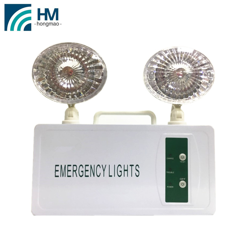 3 Hours Back Up time LED Rechargeable IP30 TWIN SPOTS EMERGENCY LIGHT