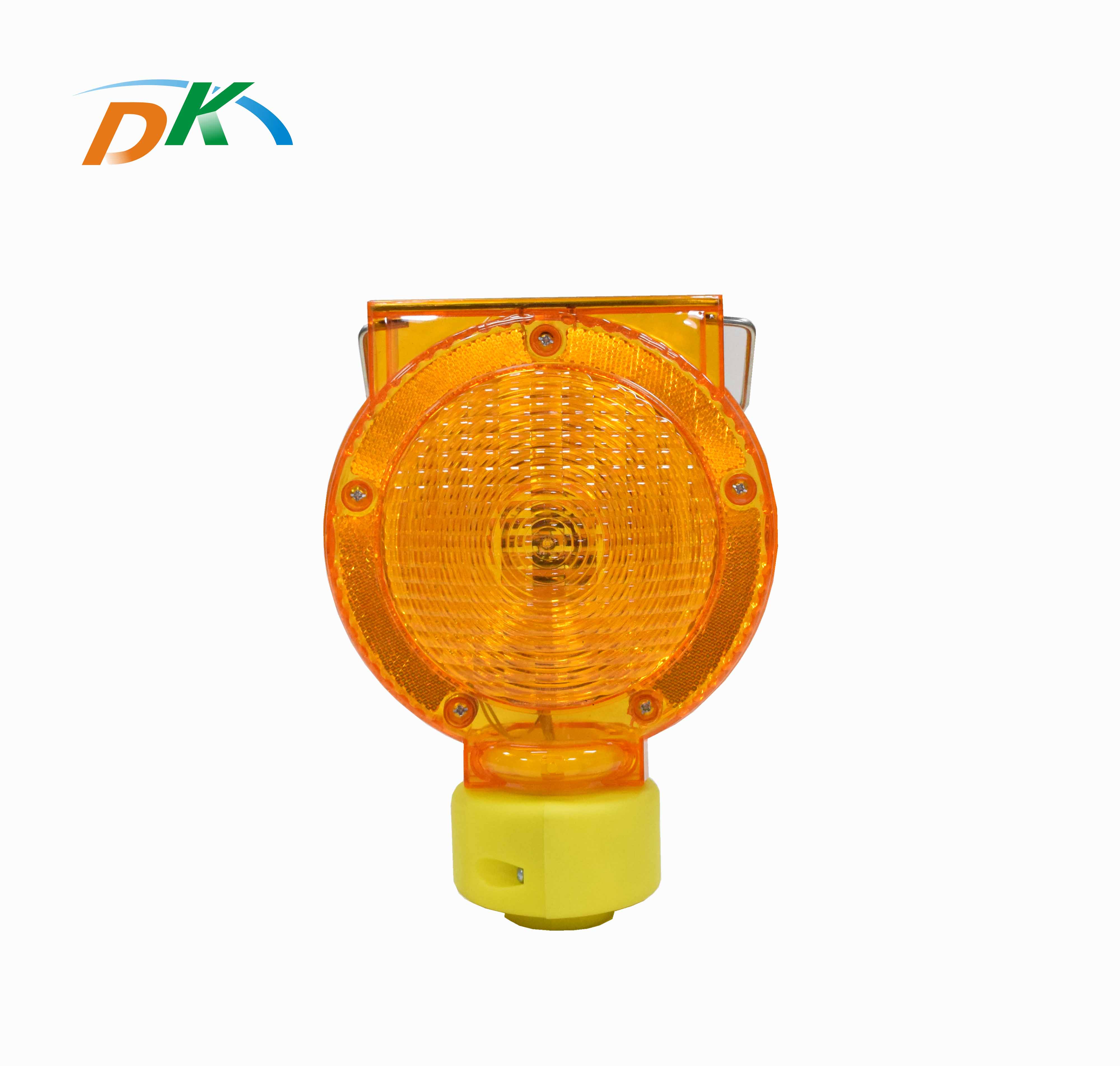 DK LED Traffic Flashing Barricade Warning Blinking Solar Energy LED Light