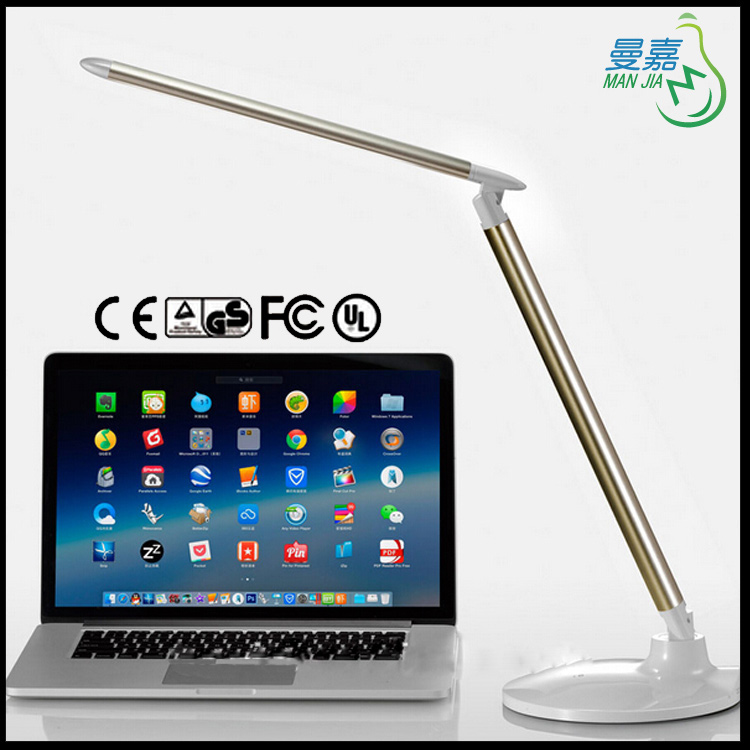 Energy rechargeable touch switch led light table bed side 10w led smart desk lamps dimmable office study us