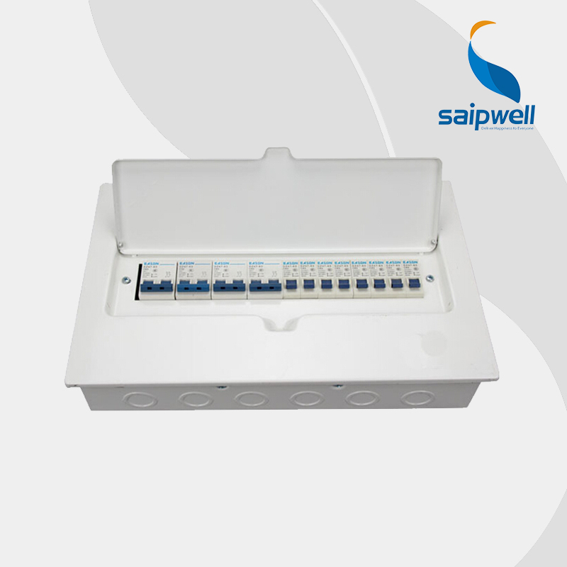 SAIP/SAIPWELL 305*370*85mm 24 way White Cover Concealed Installation Electrical Waterproof ABS Terminal Plastic Distribution Box