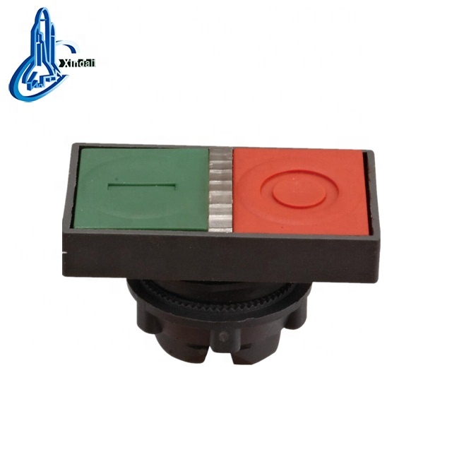 top sale waterproof double-head push button switch parts with light/button head LAY4-EW83