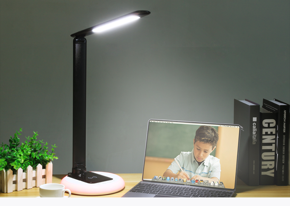 Rechargeable led eye protection lamp intelligent touch reading lamp table modern for kids