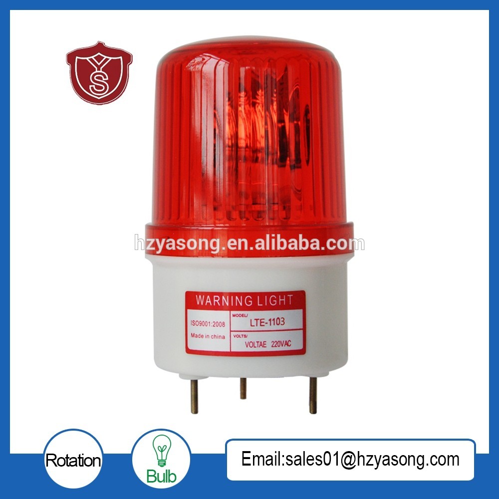 LTE-1103 revolving strobe warning light 220v flashing warning light