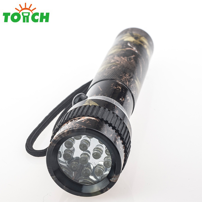 China suppliers tactical led flashlight 13 led uv torchlight for backpack camping