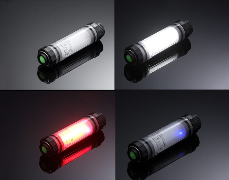 IP68 Waterproof Hand Crank Battery Operated Portable LED Torch Flashlight