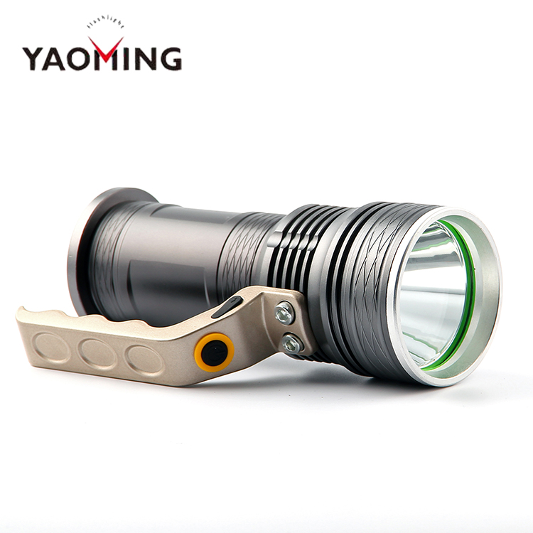 Rechargeable led flashlight hand torch led strong light flashlight with 18650 battery YM-3030