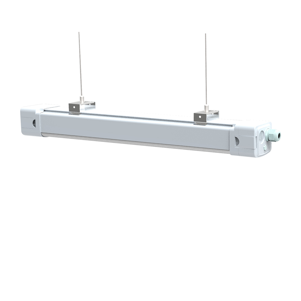 5 Years Warranty IP65 3FT Warehouse Use 30W Slim Toolless LED Tri-proof light