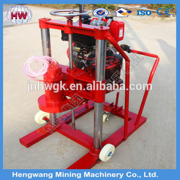 10m depth 300mm diameter hole concrete core drilling machine HW300
