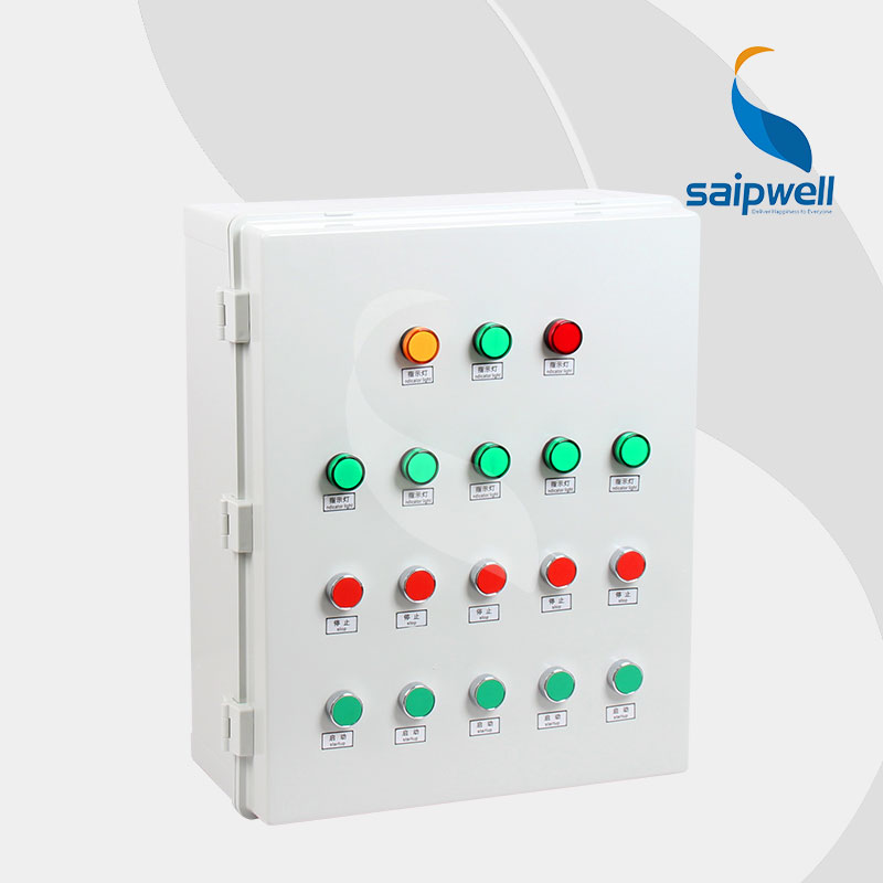 SAIP/SAIPWELL 300x200x150 Plastic Solar Control Panel Metal Enclosure Box