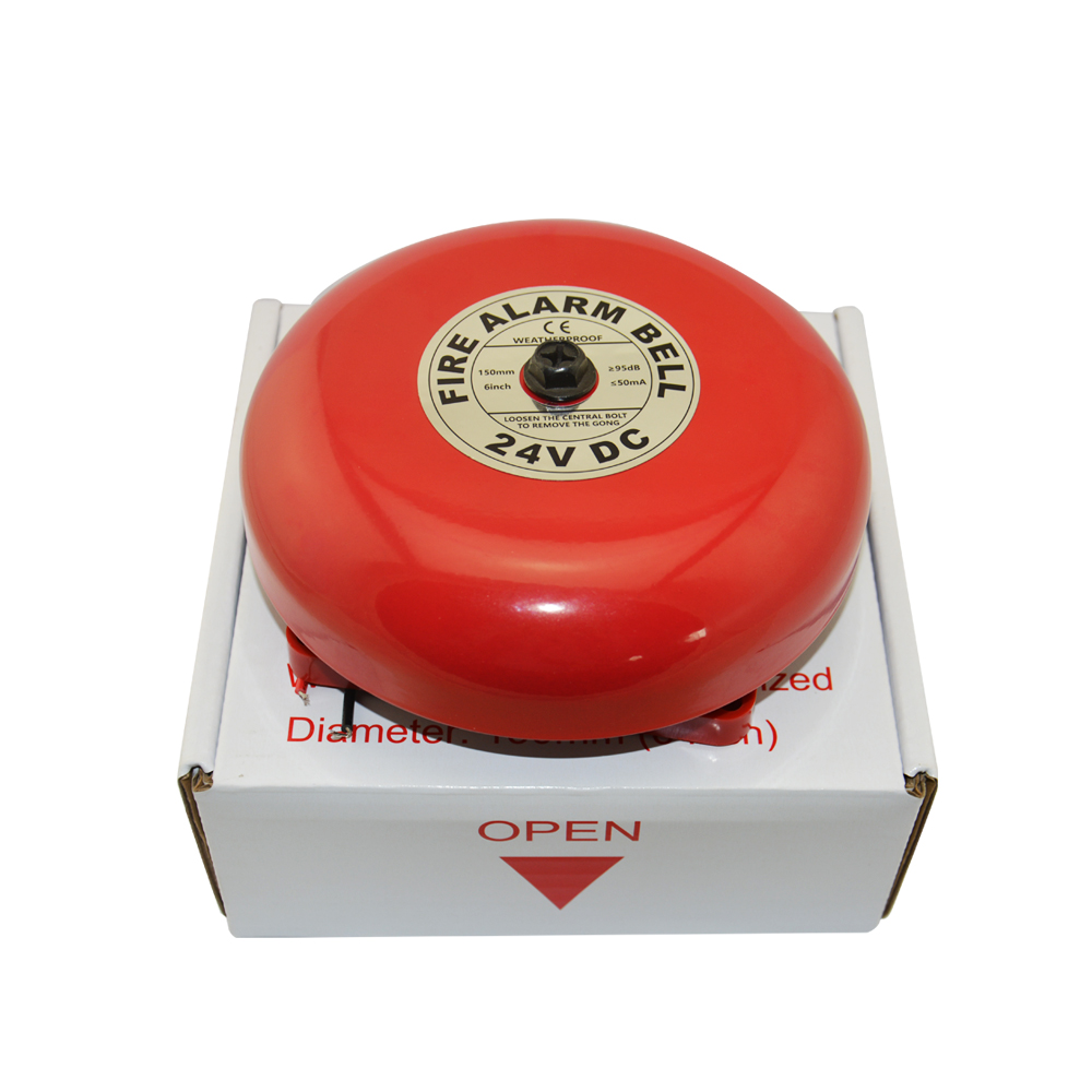 China manufacturer intertek conventional 6'' fire alarm bell