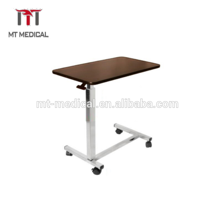 Hospital Movable Overbed Food Table For Patient