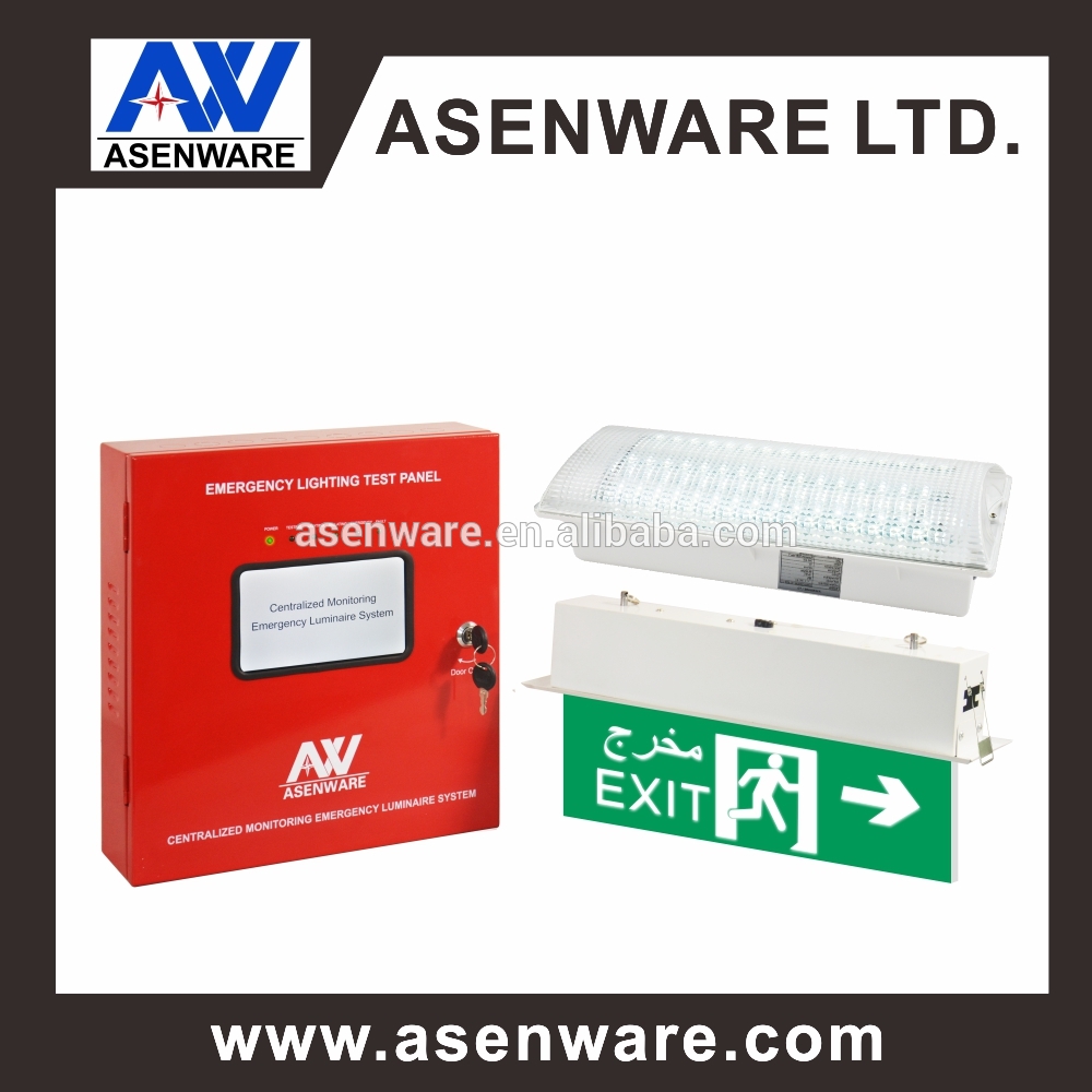 Emergency light monitoring system with Real-time monitoring