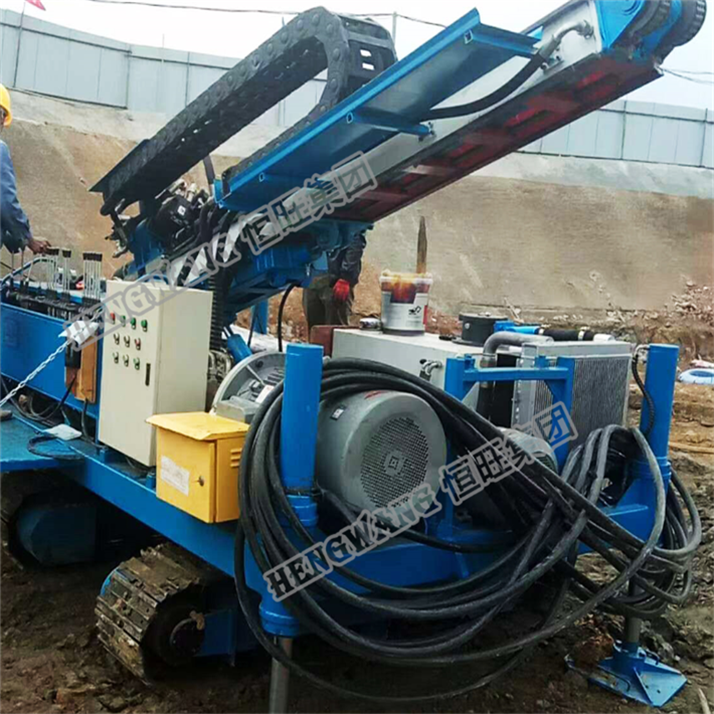 HW  Brand Multifunctional horizontal full hydraulic gyrator anchoring engineering drilling rig 100m  200m  300m