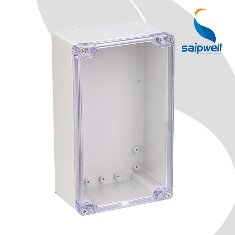 SAIP/SAIPWELL 200*120*75mm Portable Clear Plastic Box Wall Mount