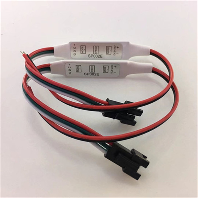 SP002E Mini Micro Programmable Pixel LED Running Light SPI Controller For Addressable Pixel LED Strip WS2812B 2811 LPD8806 1903